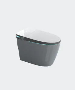T9008 Smart Toilet - White Lid with Grey Line