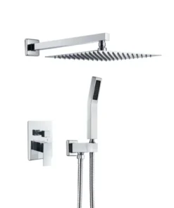 AquaLuxe Square Shower System Two Functions With Pressure-Balance Valve