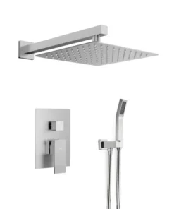 AquaLuxe Square Shower System Two Functions With Pressure-Balance Valve