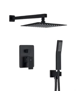 AquaLuxe Square Shower System Two Functions With Pressure-Balance Valve