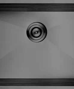 WSB3218 - BLACK SINGLE BOWL WORKSTATION SINK